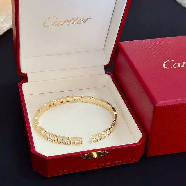 Cartier Diamond-Set Bangle, High-End Custom Version. Diamond setting craftsmans