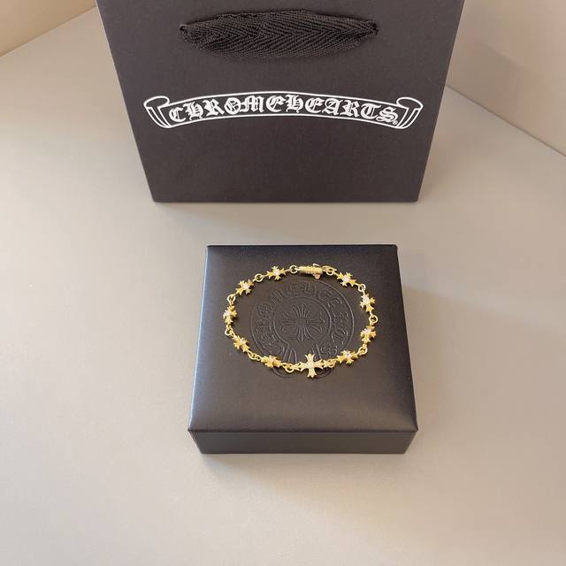 So cool! Latest Chrome Hearts bracelet! Unbeatable! Factory direct sales! 1:1 re