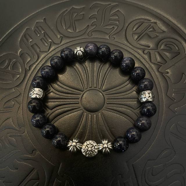 New boutique quality Chrome Hearts classic retro multi-element bracelet, popula