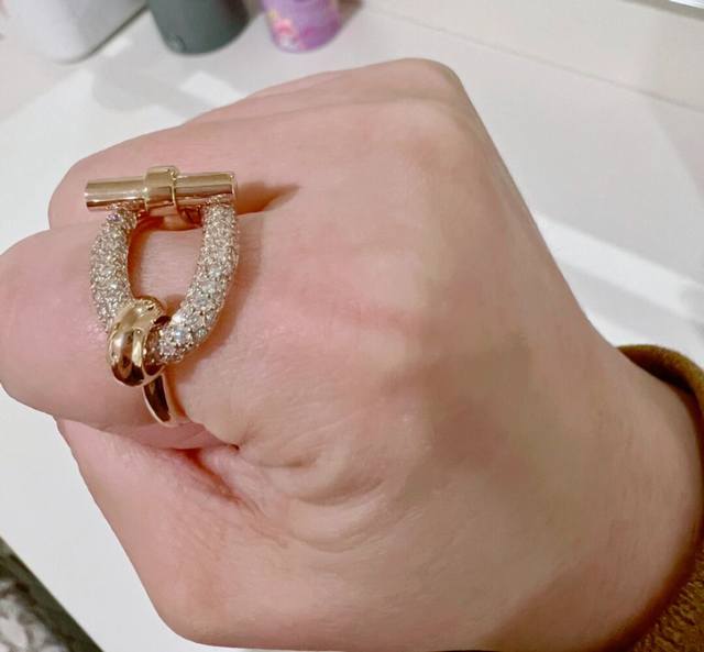 We produce the Big Q ring, and can customize the 18K real gold and diamond vers