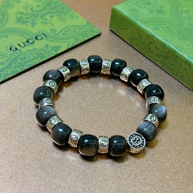 New Product Launch Gucci Bracelet Natural Stone Boutique Exquisite Version Natur