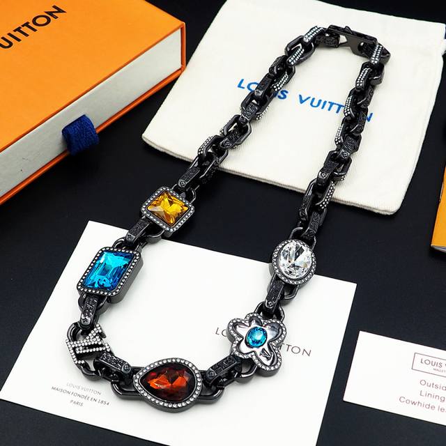 Louis Vuitton collaborates with Tyler to release the Aracise Stone necklace in