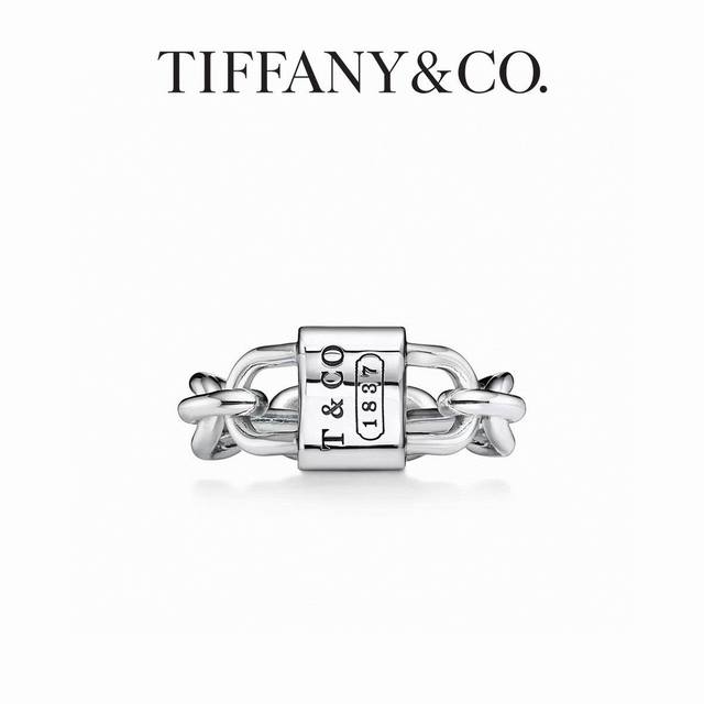 Authentic New Tiffany & Co. Ring, Exquisite Silver Version, Celebrity Style, Ori