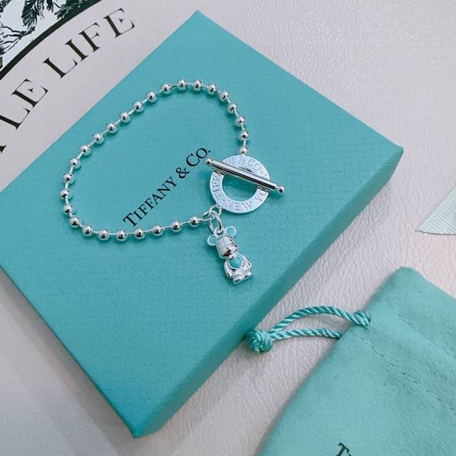 Tiffany & Co. Bracelet, exquisite silver version, celebrity style, vintage dist