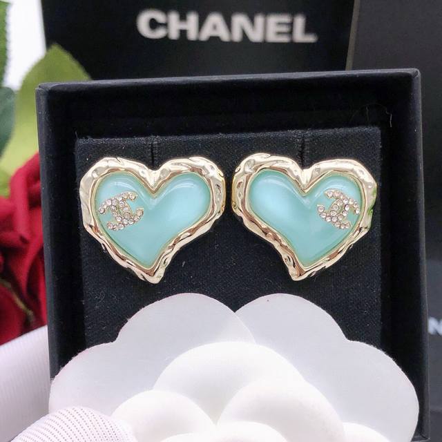 Item No. Xed0184 Ch*Nel Latest Heart Blue Matching Zp Brass Material DDD