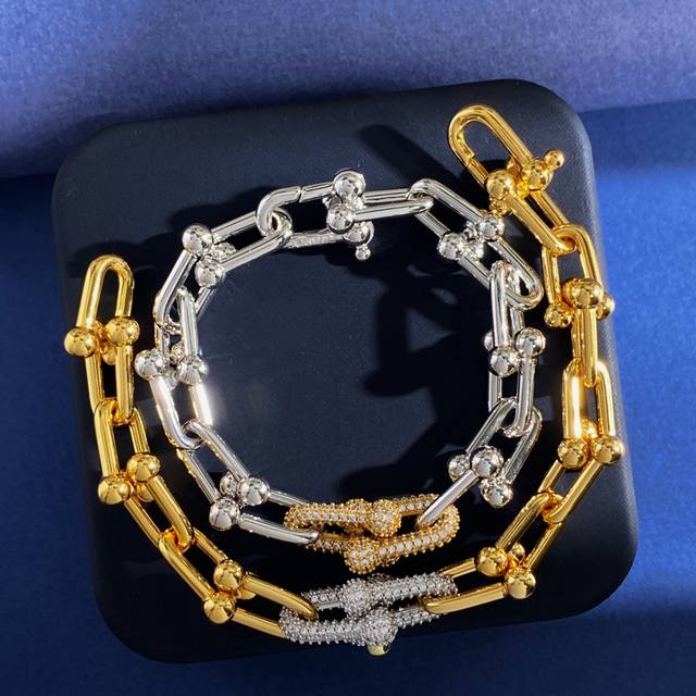 Bracelet Tfn Tiffany New European and American Fashion Thick Smooth Bamboo Chai