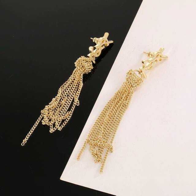 Saint Laurent YSL earrings are classic, luxurious, fashionable, and versatile,
