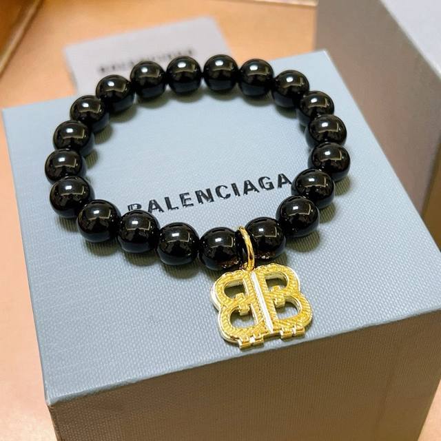 New Product Launch: Exquisite Craftsmanship of Natural Obsidian Balenciaga Brace