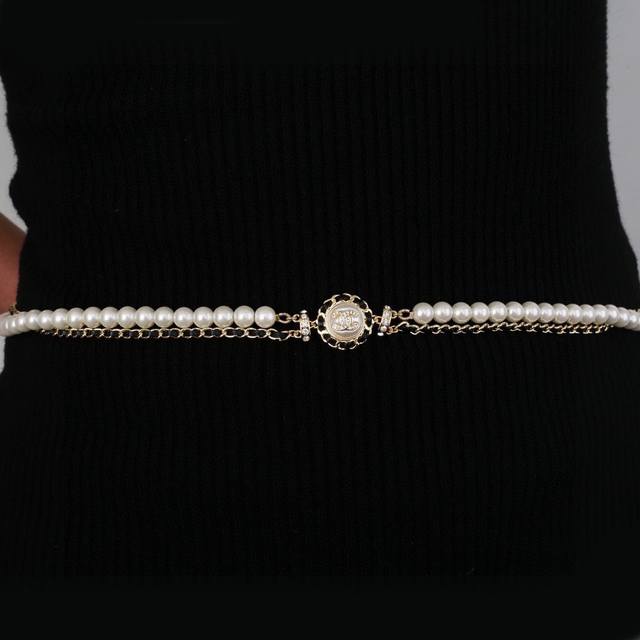 Zp Replica Chanel Pearl Waist Chain - New Model, Exquisitely Crafted, Identical