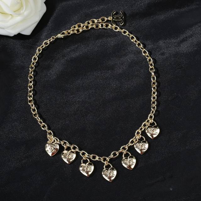 Chanel's new heart-shaped necklace is now available in boutiques. The double C