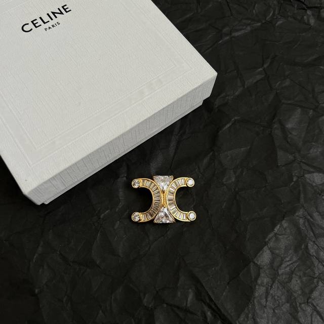 Celine brooches have always been a benchmark in minimalist fashion. Their bold d