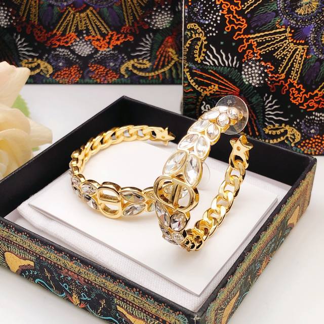 Item No. Ded0663 Dio*Latest style horse-eye earrings, identical to Zp brass mate