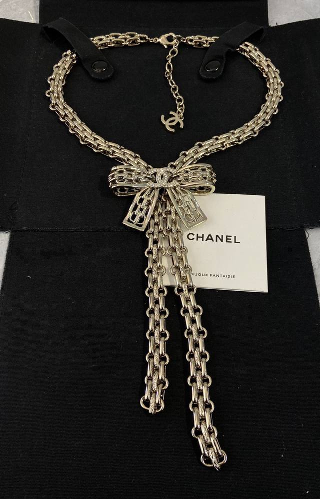 Xx0897 Ch Nel Double C Necklace Absolutely stunning, breathtakingly beautiful! Y
