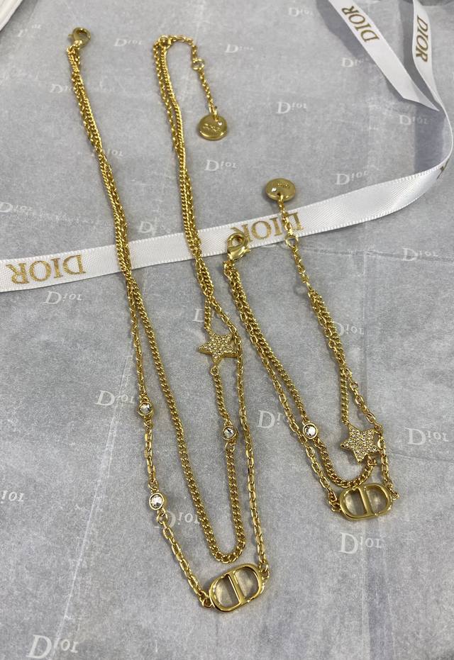 Dx0872 Necklace Ds0258 Bracelet Di R Di Star Double Layer Necklace Bracelet It's