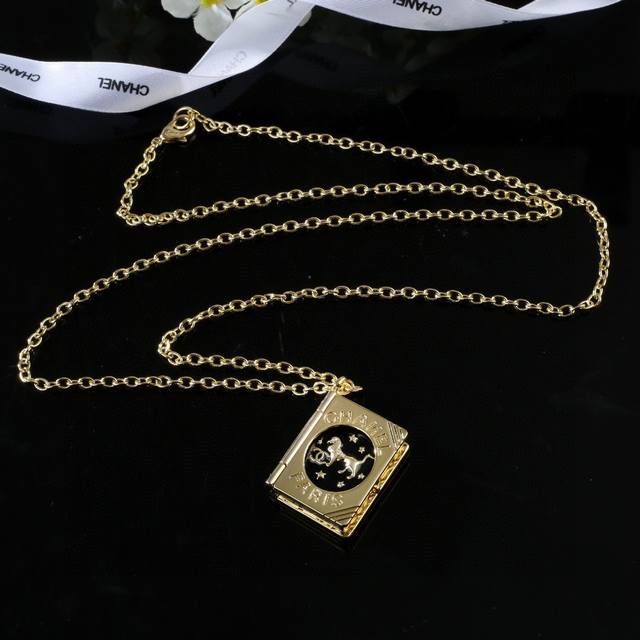 Chanel New Lion Necklace, Brass Material, Exactly the Original, Super Beautiful,