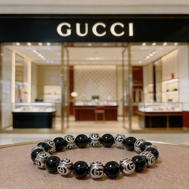 Gucci unisex bracelet, latest style, natural agate bracelet, higher grade, celeb
