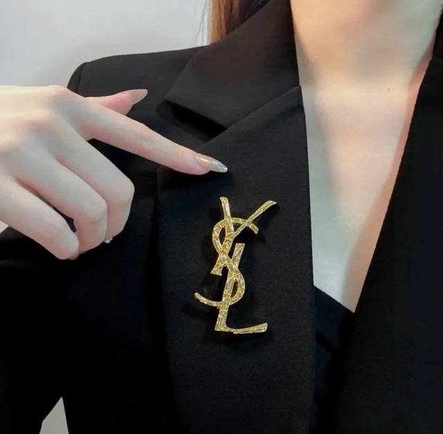 YSL Saint Laurent's newest brooches are now available at boutiques, truly unders