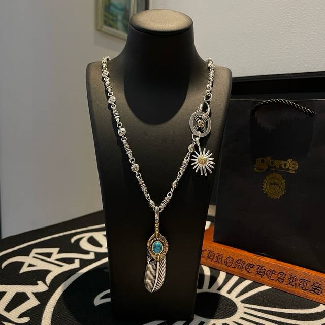 New Arrival: Goro's Takahashi Goro Turquoise Feather Pendant, Takahashi Classic