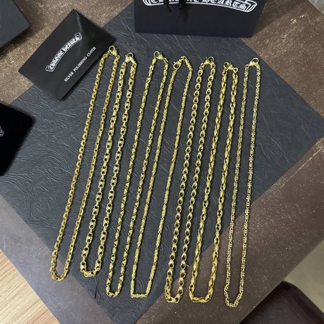 Gold Necklace Series Chrome Hearts Exquisite Bracelet Necklace It's so beautiful