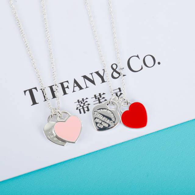 203154 We offer custom-made heart-shaped enamel necklaces with genuine gold and