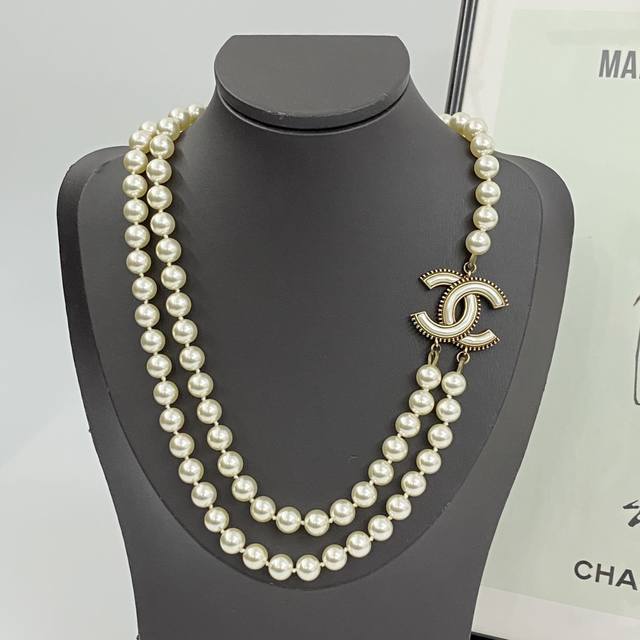 Code N1012 Chanel Necklace Hot Selling New Arrival Chanel 25 Vintage Gold Double