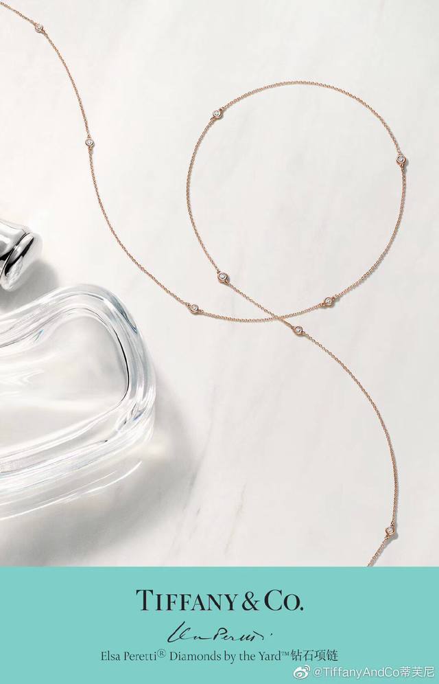 Tiffany Necklace, Nazha's Style, 9 Diamonds, Long Chain, Understated Luxury, Ele