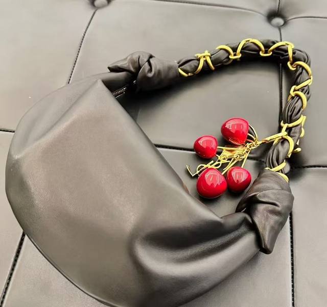 YSL Original Quality Saint Laurent Cherry Pendant Super Cute Cherry DDD