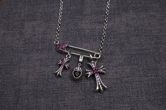 Hot Item Recommendation Chrome Hearts Necklace Brooch Chain - Super Cool! Chrome