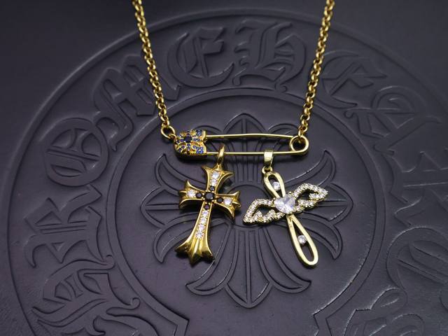 Hot Item Recommendation Chrome Hearts Necklace Brooch Chain - Super Cool! Chrome