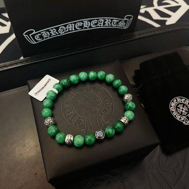 New boutique quality Chrome Hearts classic retro multi-element bracelet, popular