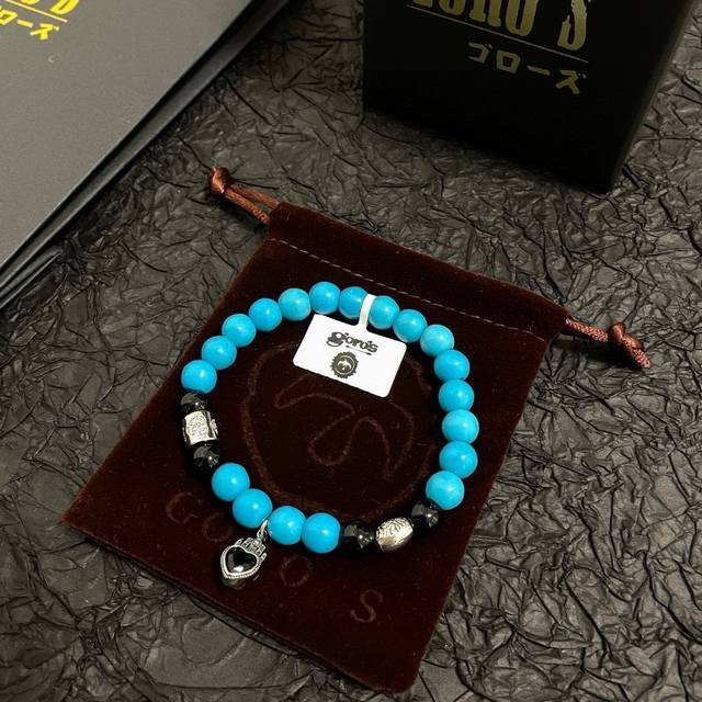New arrival: Goro'S Takahashi Goro blue glass bead bracelet! Top-tier version, e