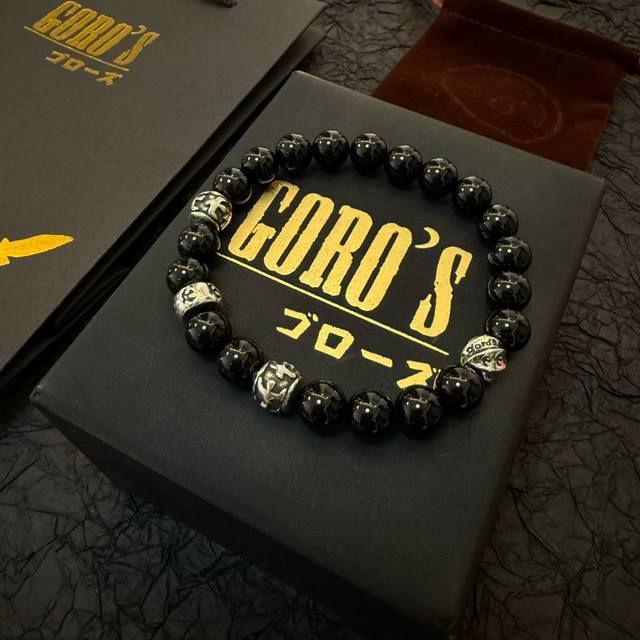 New arrival: Goro's Takahashi Goro Obsidian Bracelet! Top-tier version, exclusiv