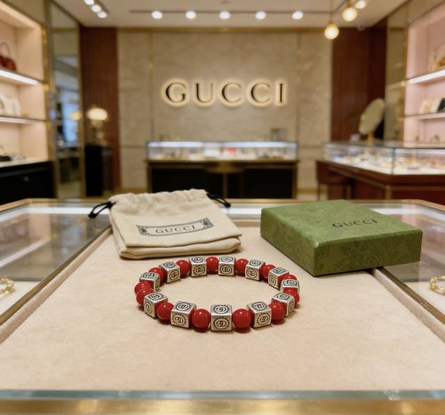 New Product Release: Gucci Luxury Bracelet, Red Coral Bracelet, Crystal Bracelet